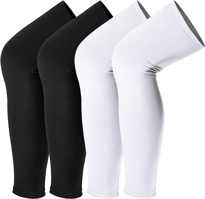 Leg Sleeves Compression Long Knee Sleeve UV Protect for Men Women Sport