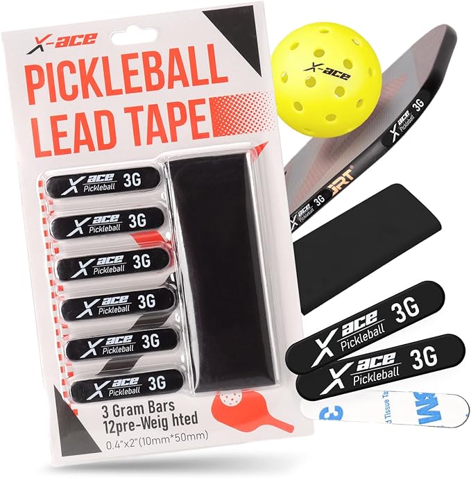 X-Ace Pickleball Lead Tape (Pack of 12)