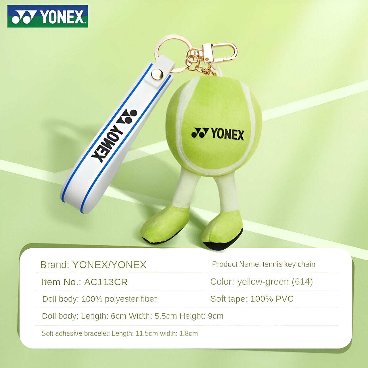 YONEX Badminton Tennis Creative Prizes Gift Keychain