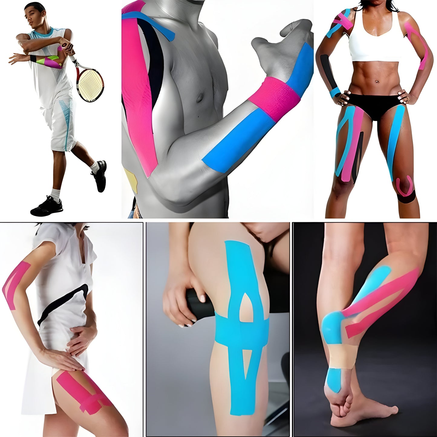 OK TAPE PRO Kinesiology Tape - 2 inch x Long Roll 16 ft
