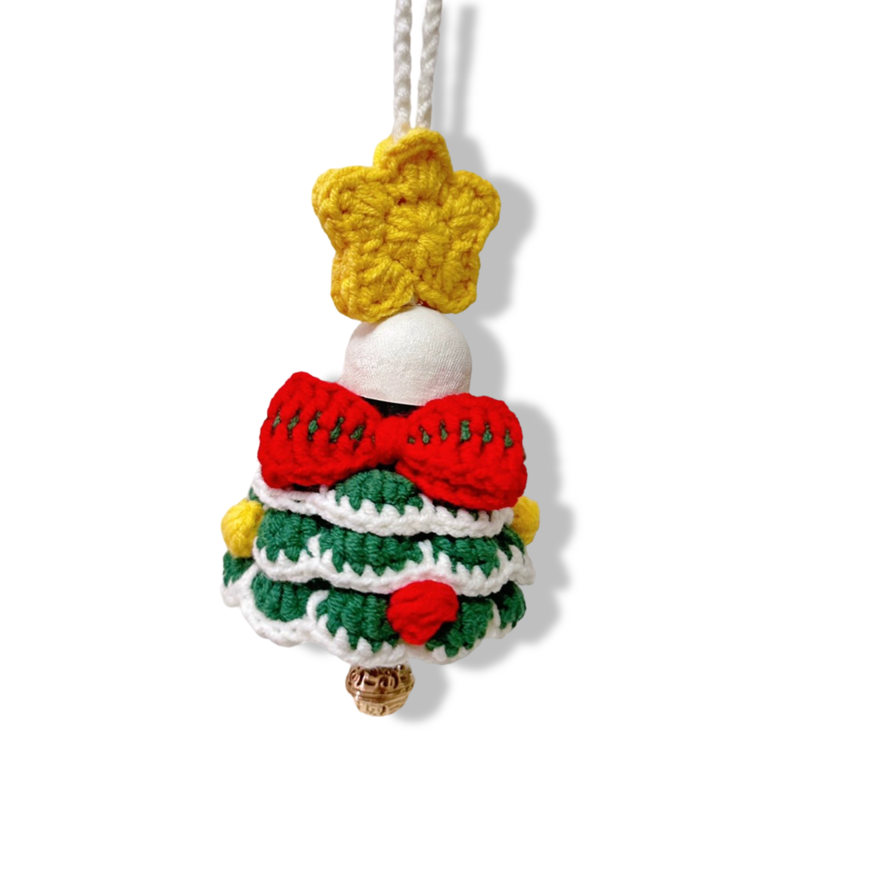 Handmade Badminton Keychain Christmas Ornament