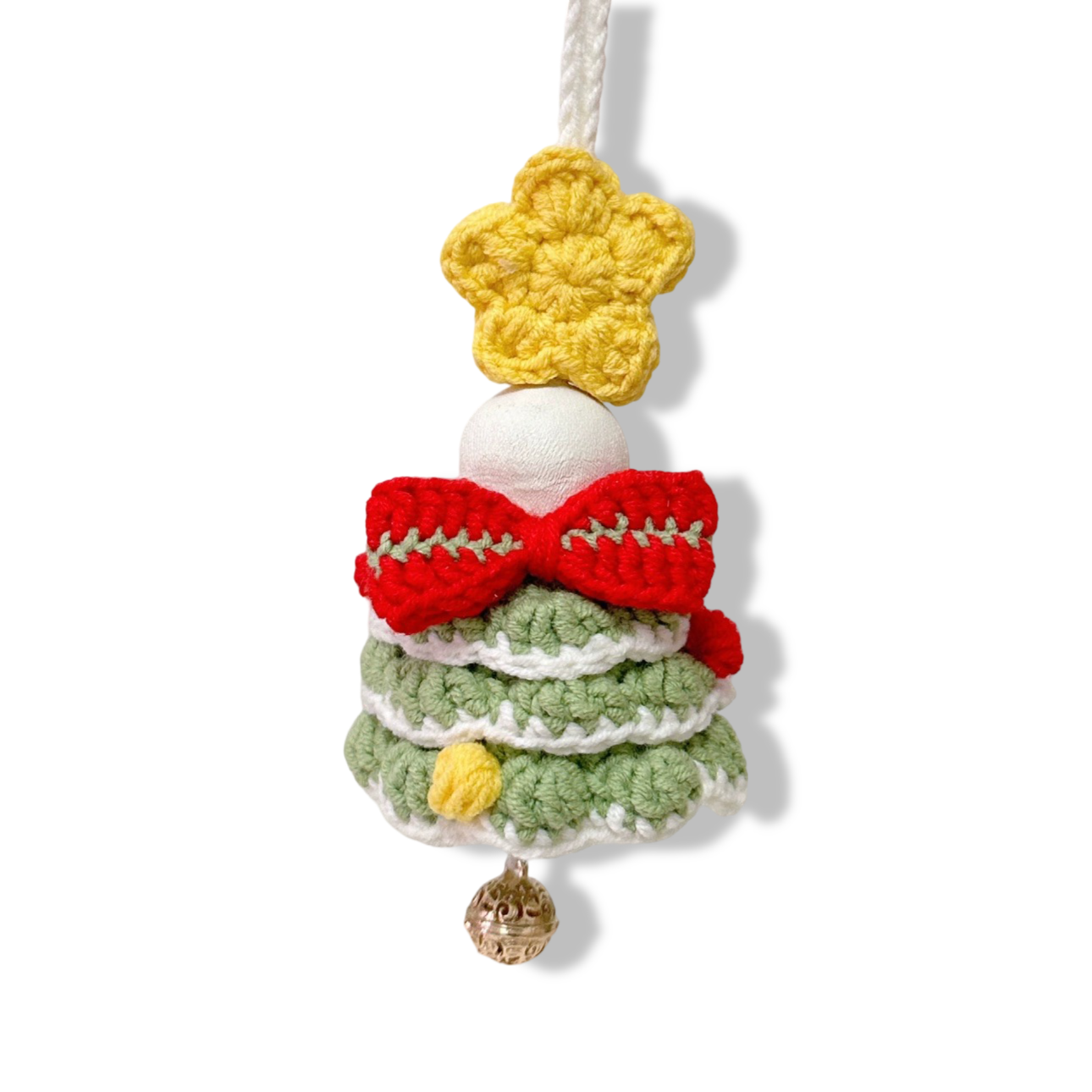 Handmade Badminton Keychain Christmas Ornament