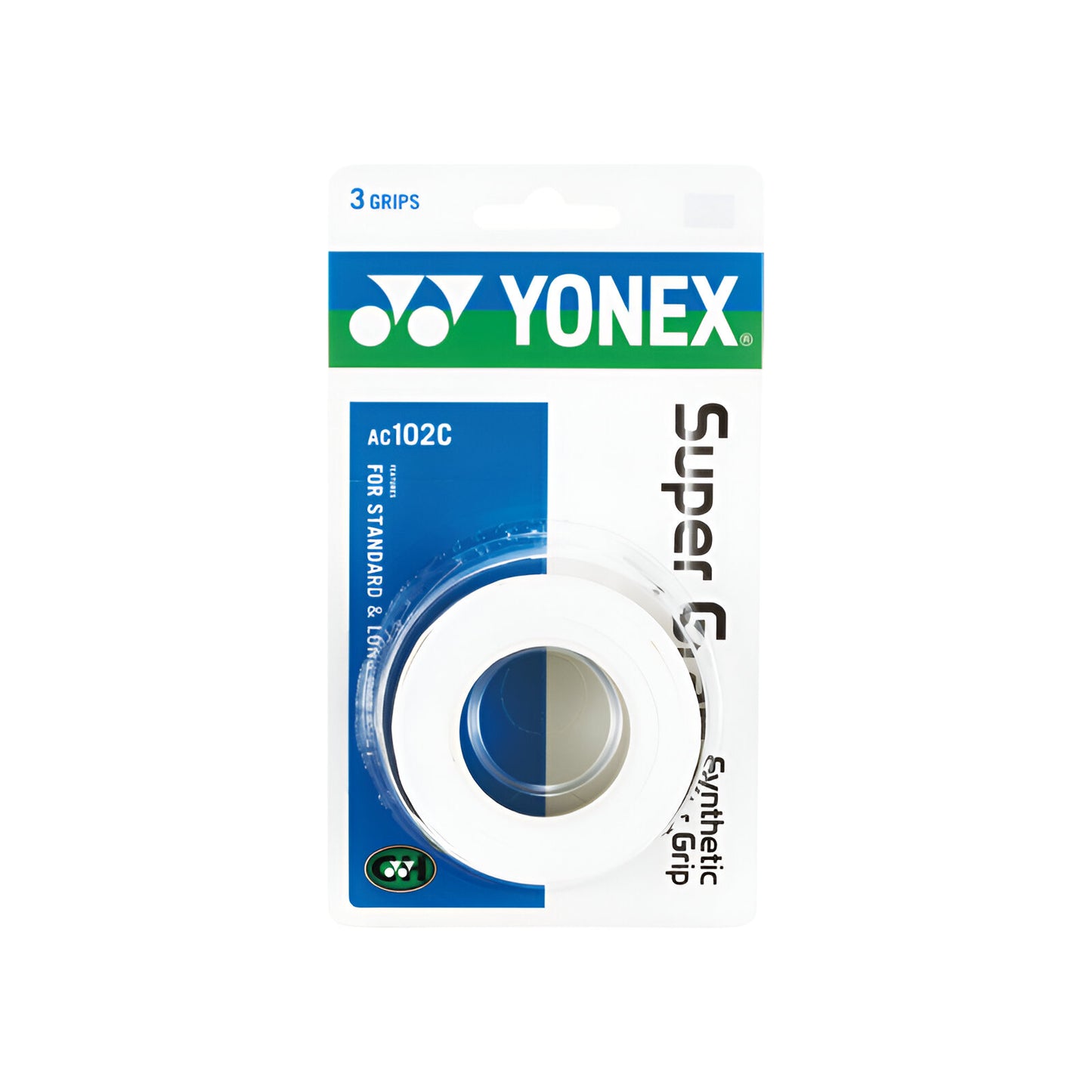 YONEX AC102EX Overgrip for Badminton Tennis Pickleball (Pack of 3)