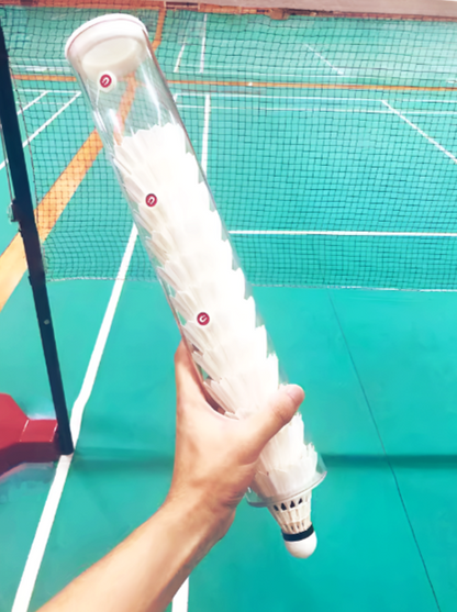 Badminton Shuttlecocks Magnetic Tube - Indoor and Outdoor Shuttlecock Organizer for Courtyard